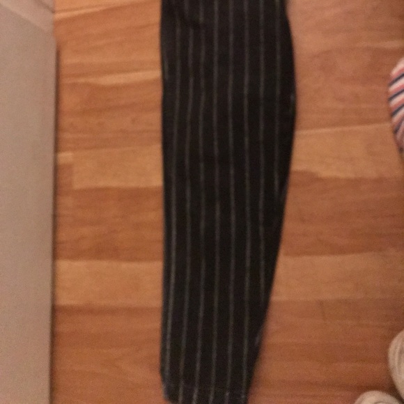 Black&White Striped Pants - Picture 5 of 5